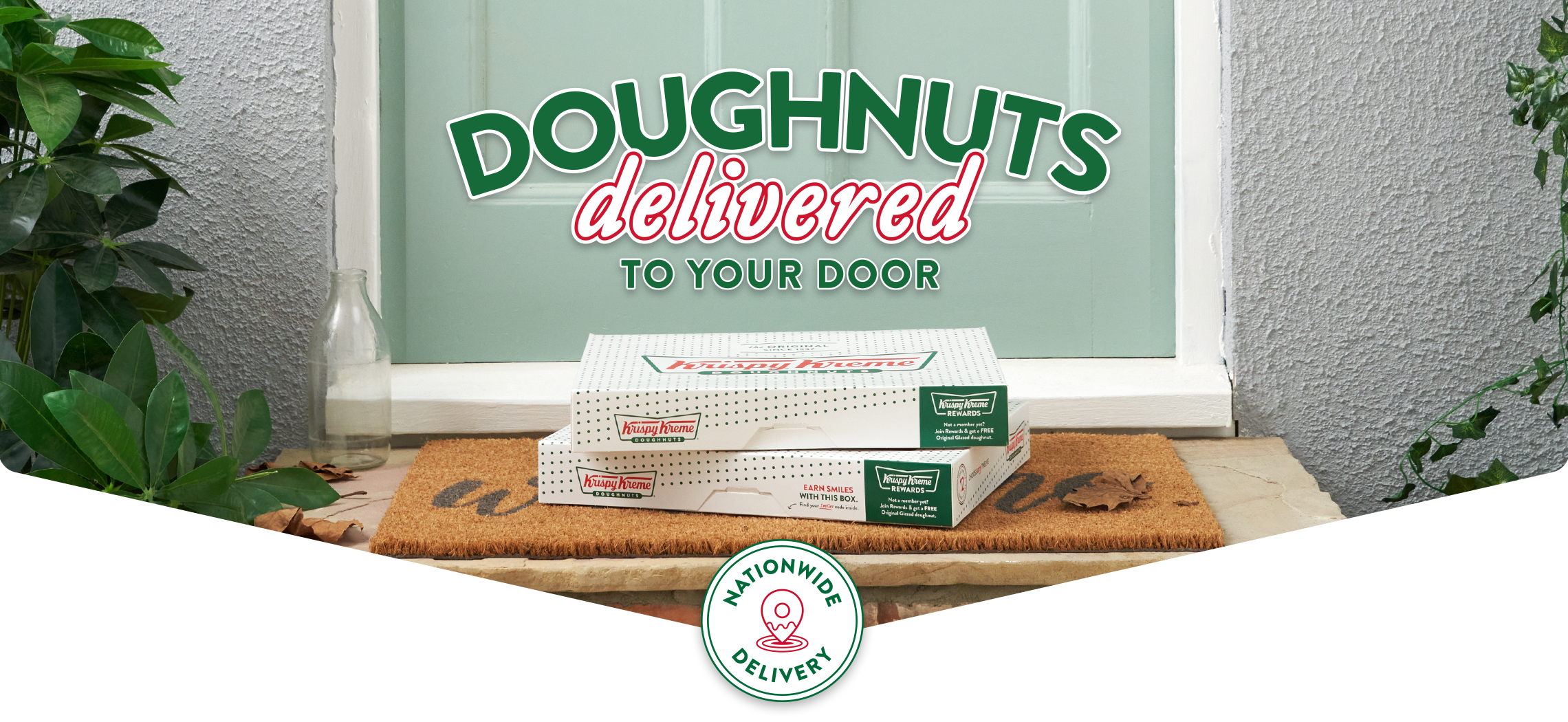 Order your favourite Krispy Kreme doughnuts online for nationwide delivery Krispy Kreme doughnuts delivered to your door